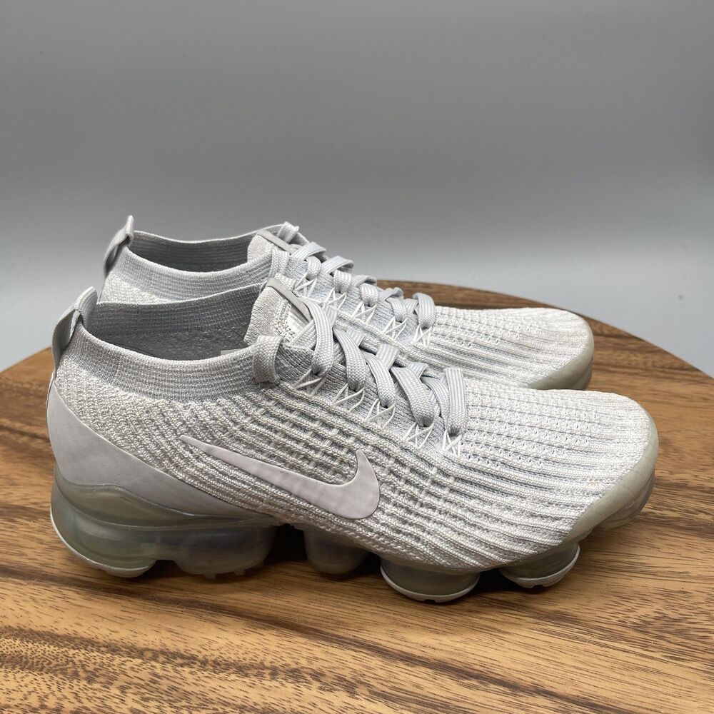 Nike Air Vapormax Flyknit 3 Shoes Womens Size 6.5 Running AJ6910-100 Sneakers